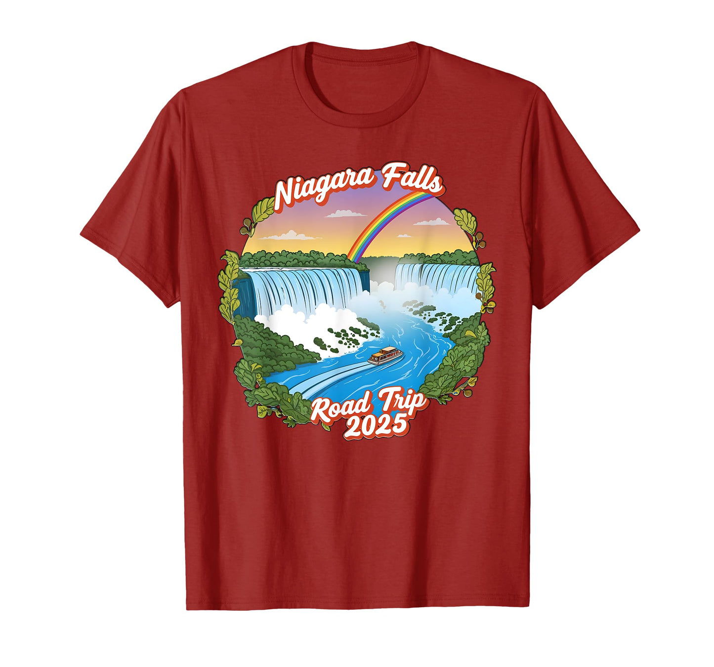 Niagara Falls Road Trip 2025 Summer Vacation Souvenir T-Shirt