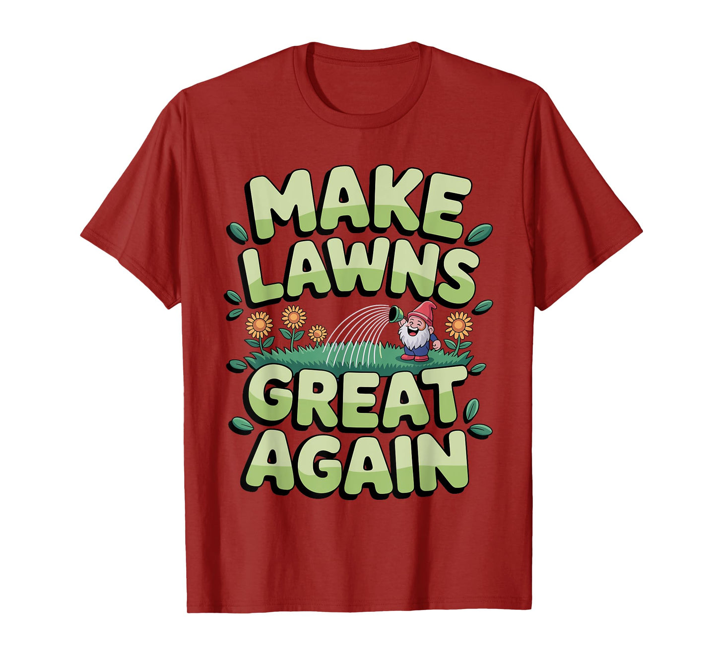 Lawn Mower Novelty for Men Women Kids Landscaper Lawn Mowing T-Shirt