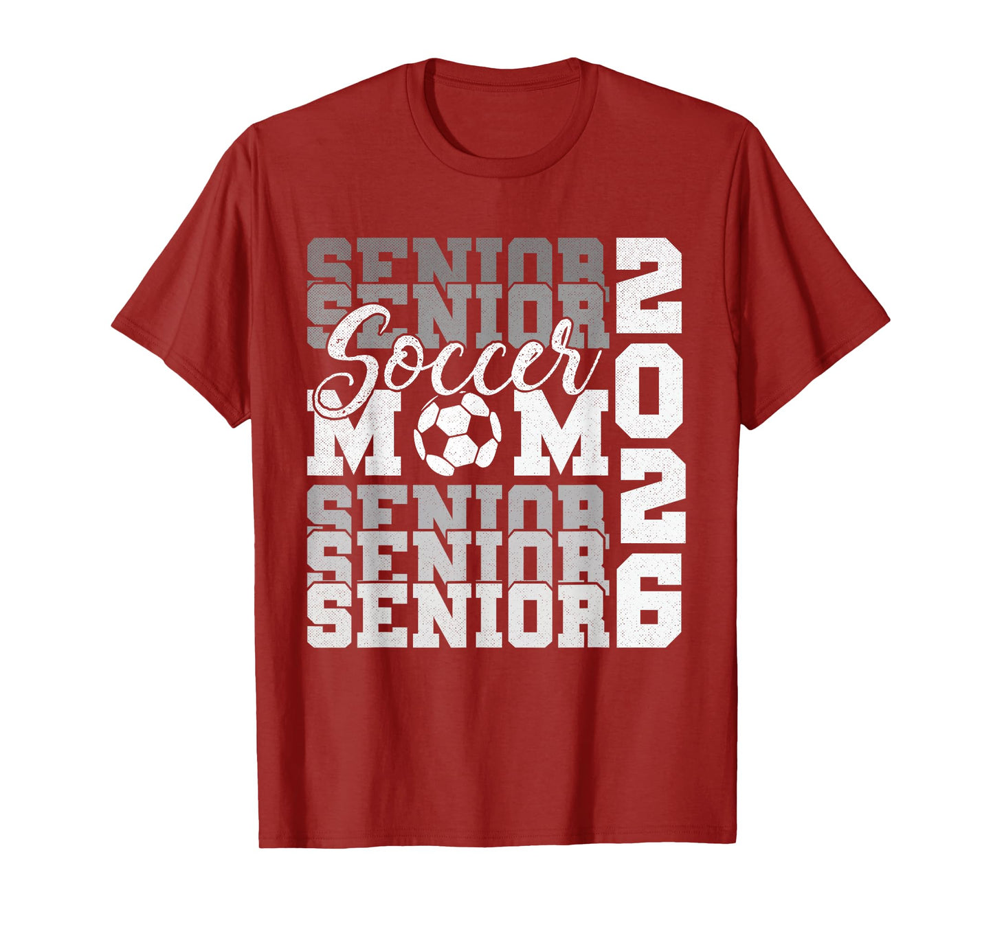 Senior Mom 2026 Soccer Class Of 2026 Funny Graduation 2026 T-Shirt