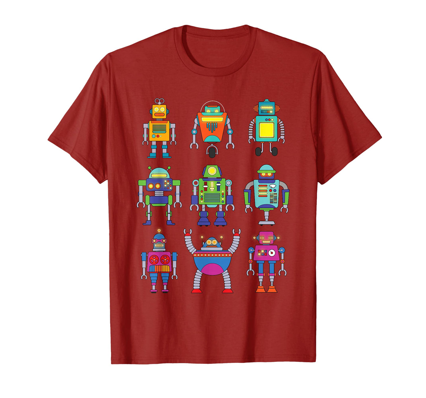 Robot Art For Boys Kids Toddler Science Robotics Engineer T-Shirt