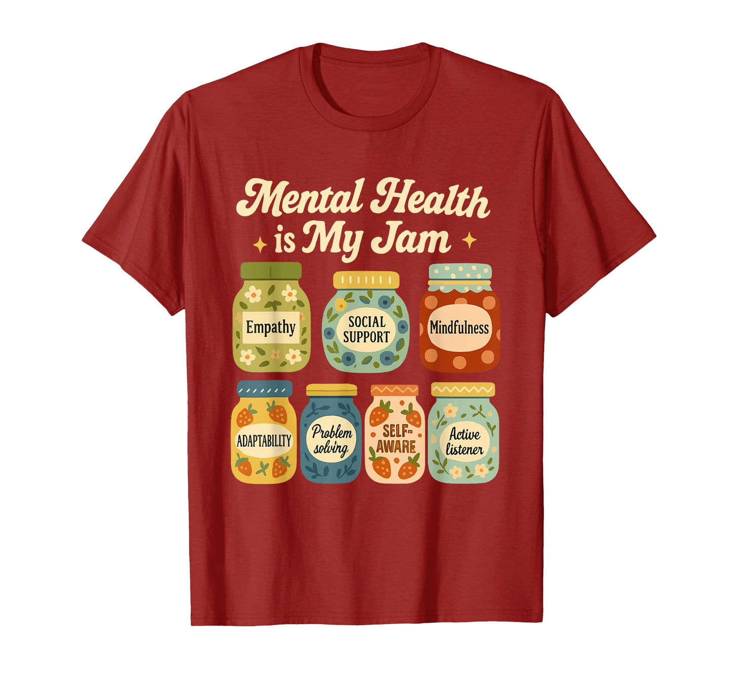 Mental Health is My Jam, Mental Health Awareness Women Girl T-Shirt
