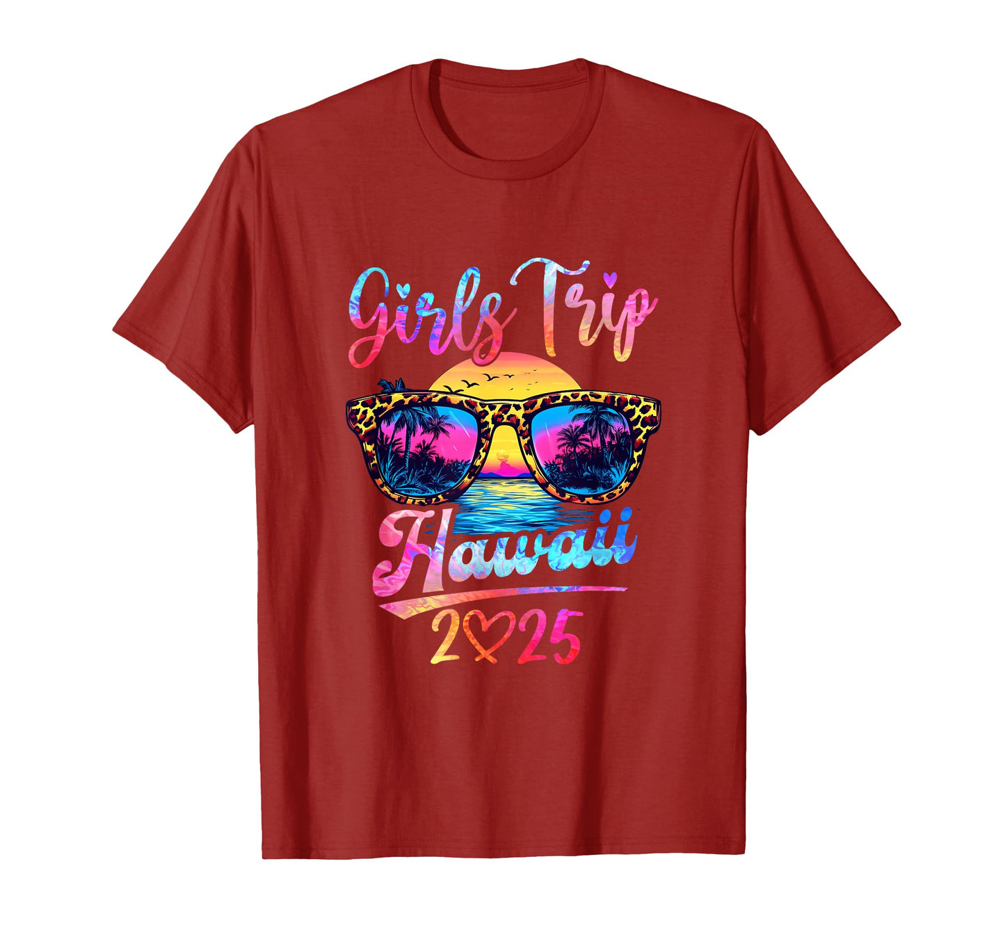 Girls Trip Hawaii 2025 Matching Summer Vacation Women T-Shirt