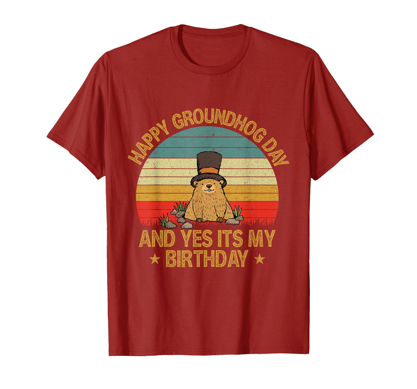 Happy Groundhog Day Lovers Costume Boys Girls Women Men T-Shirt