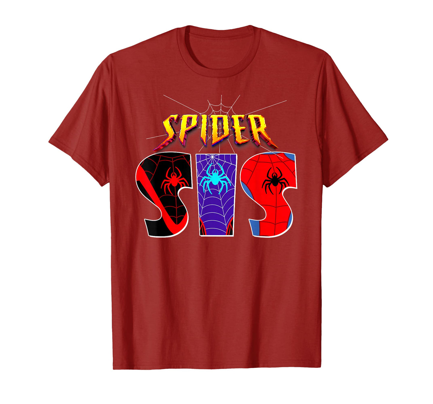 Spider SIS Sister Family Birthday Spider Halloween Costumes T-Shirt