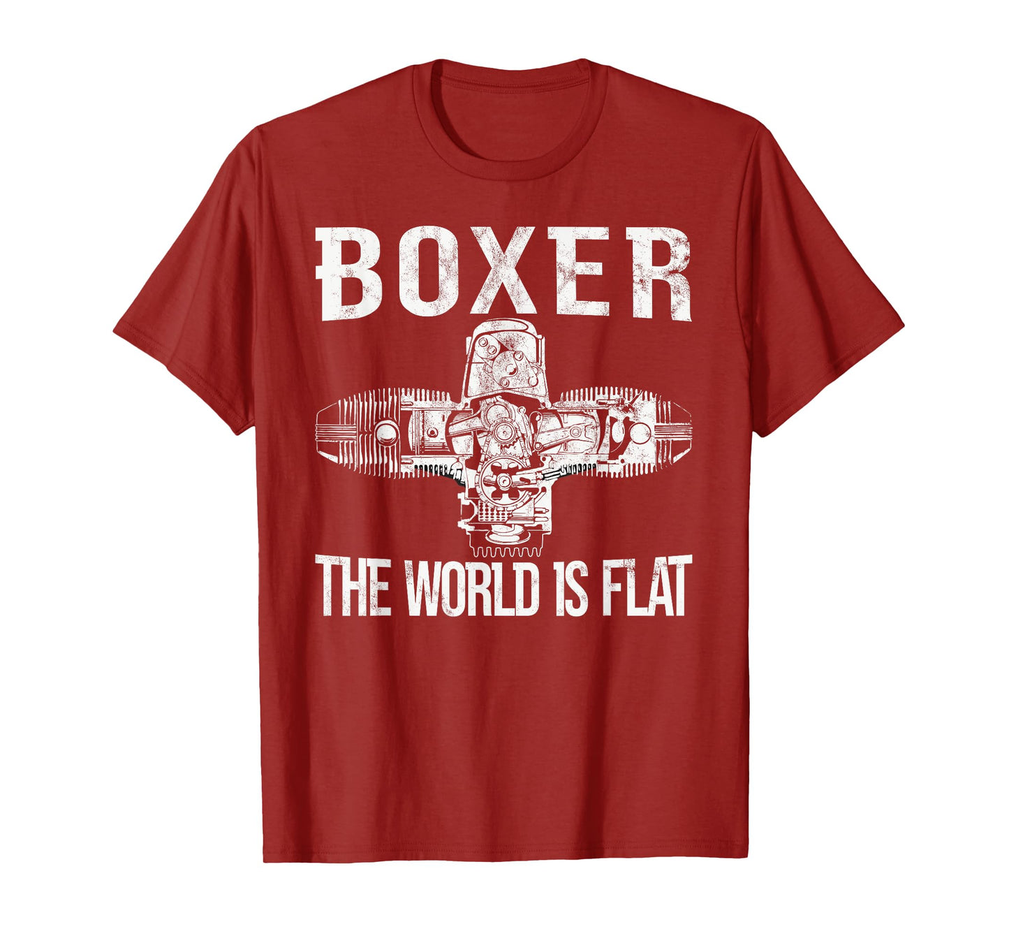 Boxer Two-Cylinder Motorcycle Biker Boxer Engine T-Shirt