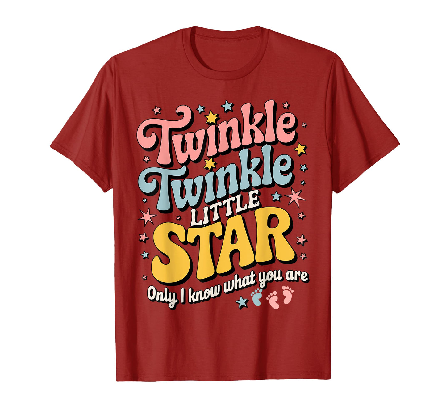 Twinkle Star Gender Keeper Baby Reveal Party Celebration T-Shirt