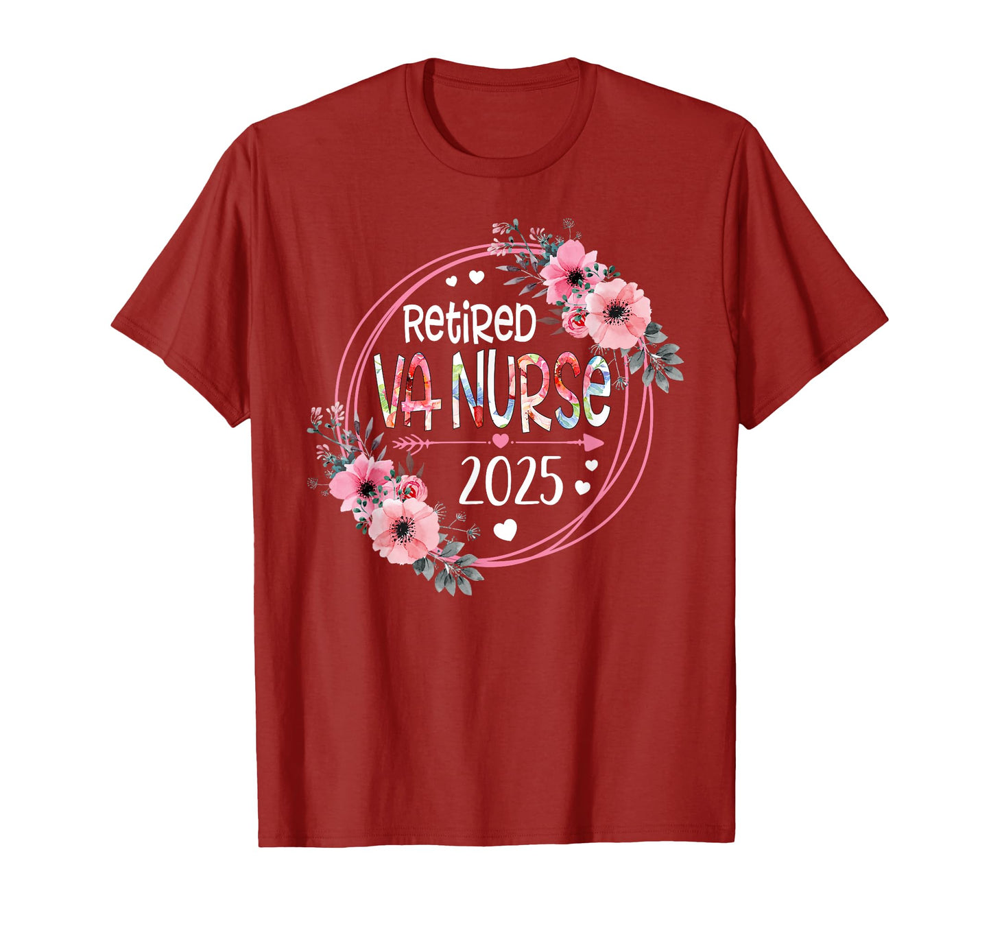 Retired VA Nurse Est 2025 Retirement Gifts RN Nurses T-Shirt