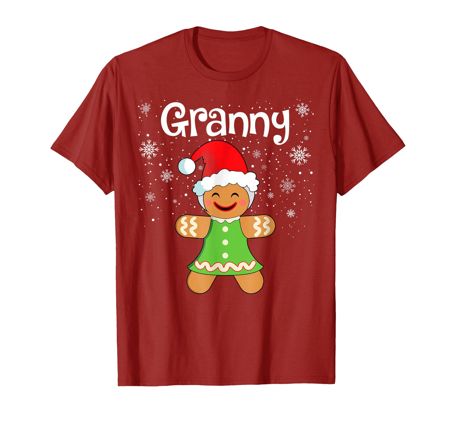 Granny Gingerbread Family Matching Christmas Women T-Shirt