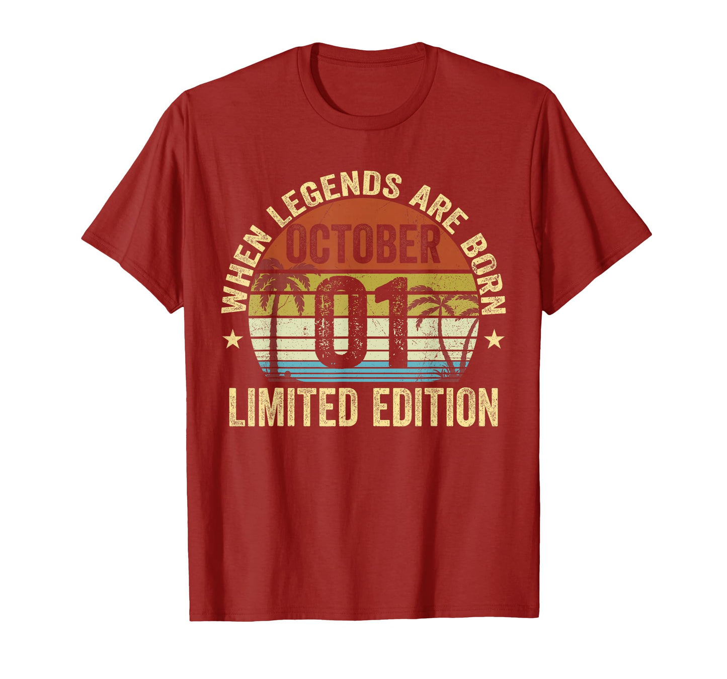 Vintage October 1 Retro Limited Edition October 1 Birthday T-Shirt