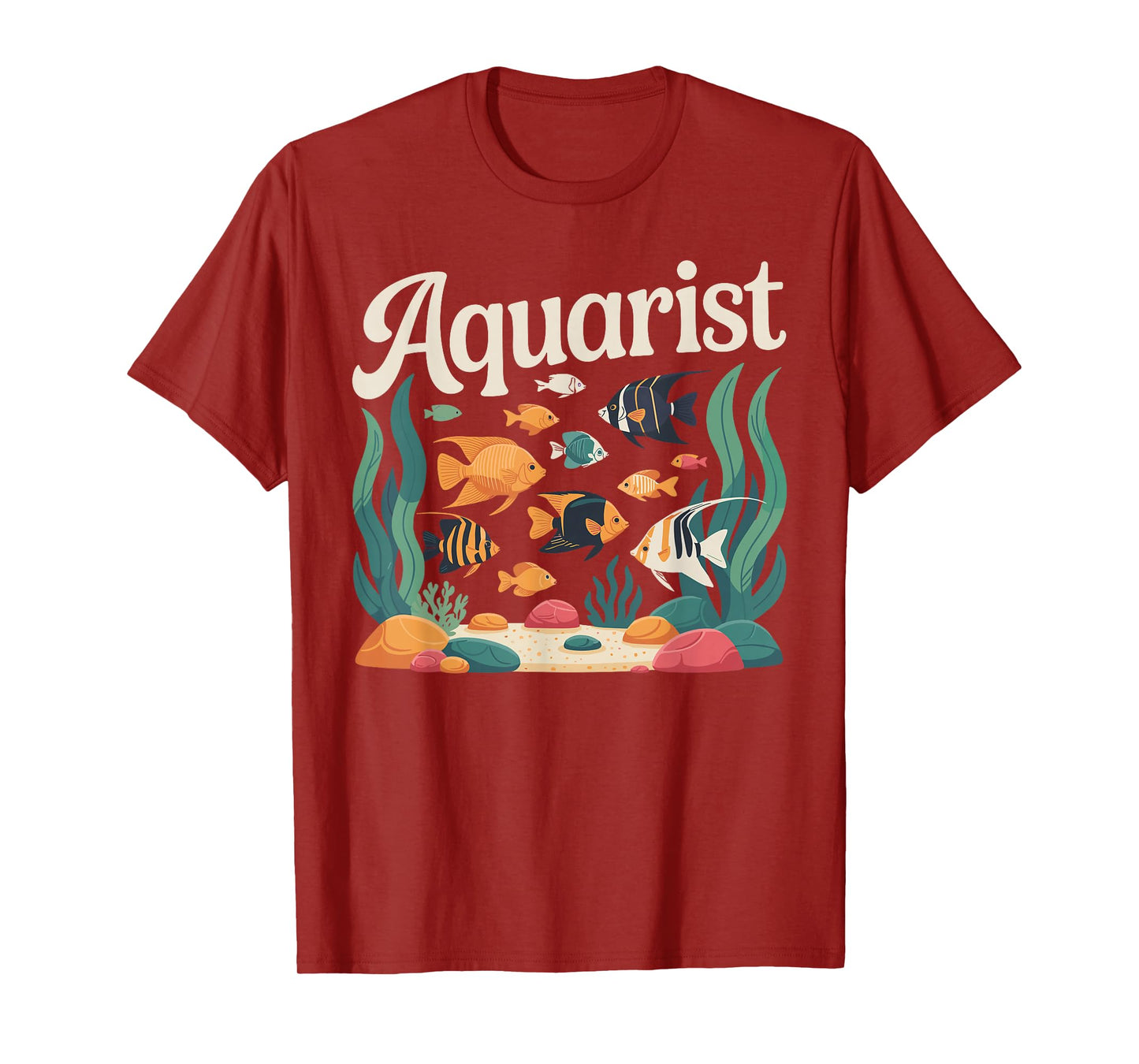 Aquarium Art for Men Women Fish Lover Fish Tank Enthusiast T-Shirt