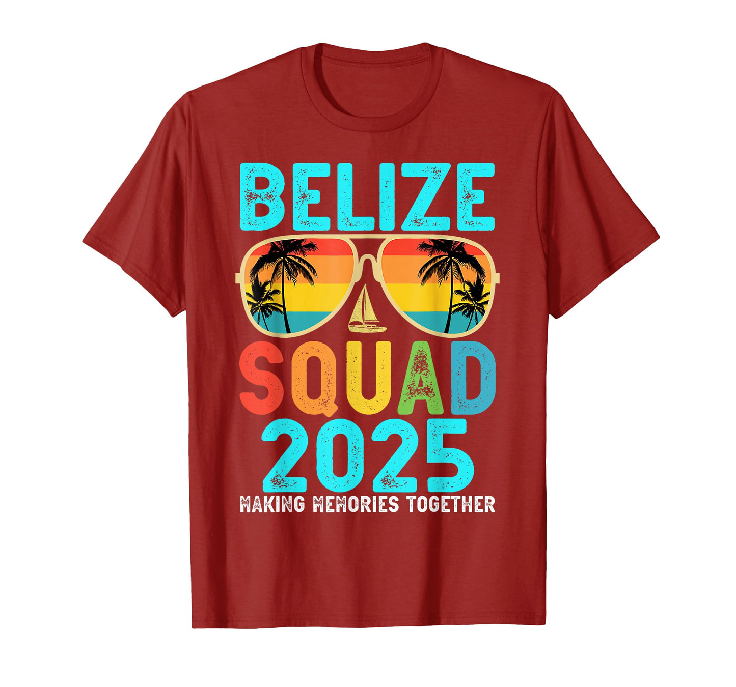 Belize Squad 2025 Vacation Friends Family Matching Group T-Shirt