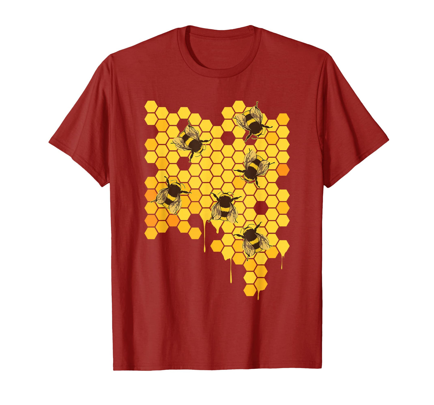 Honey Bee Hive Honeycomb Beekeeping Beekeeper Gift T-Shirt