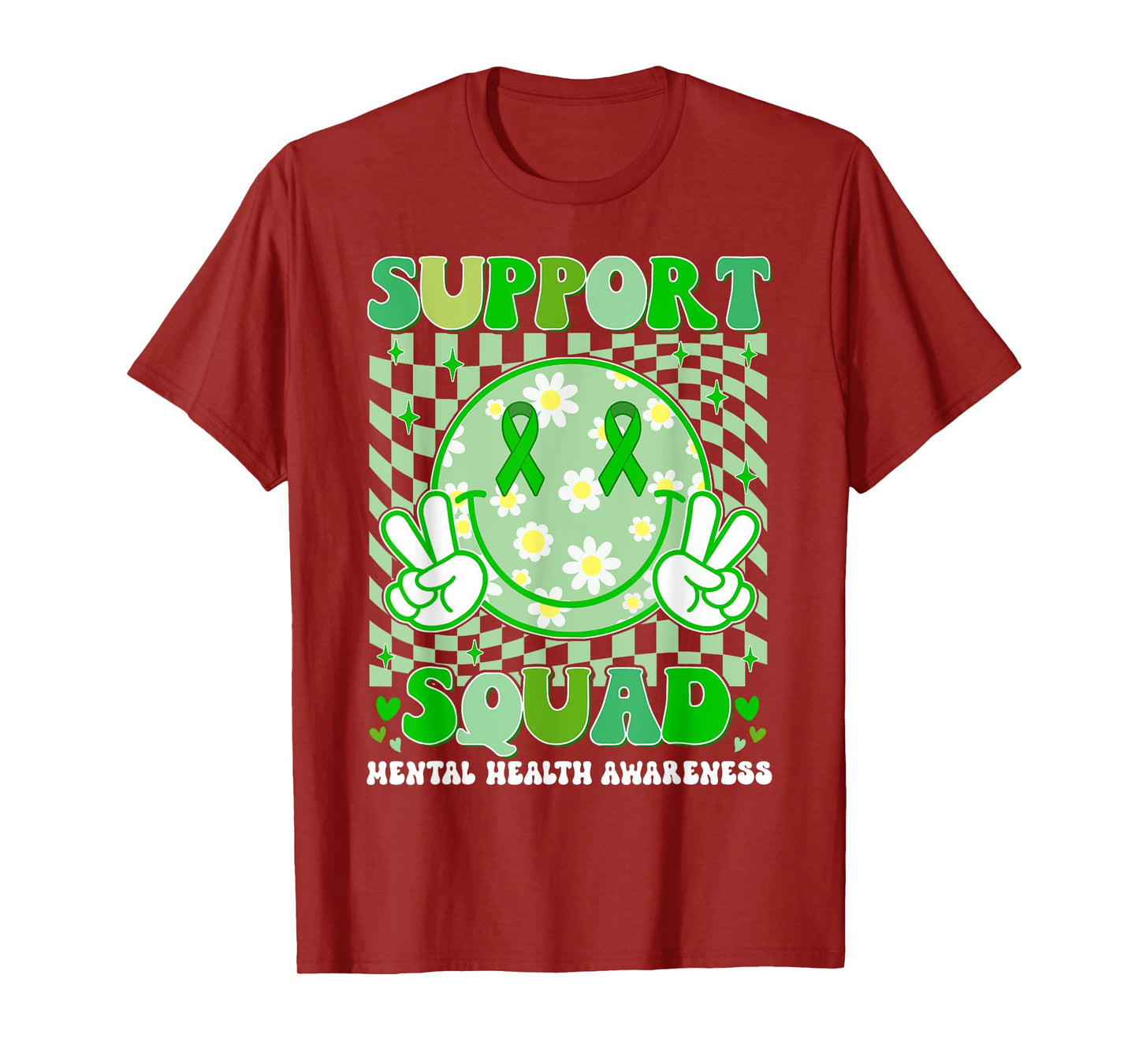 Support Squad Mental Health Awareness Men Women Kids T-Shirt