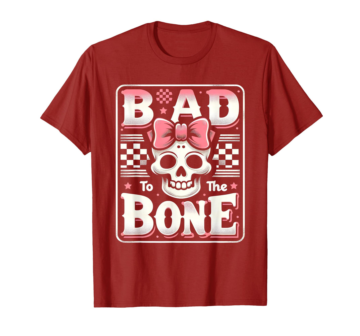Bad To The Bone Skeleton Halloween TWO Birthday Toddler Kids T-Shirt