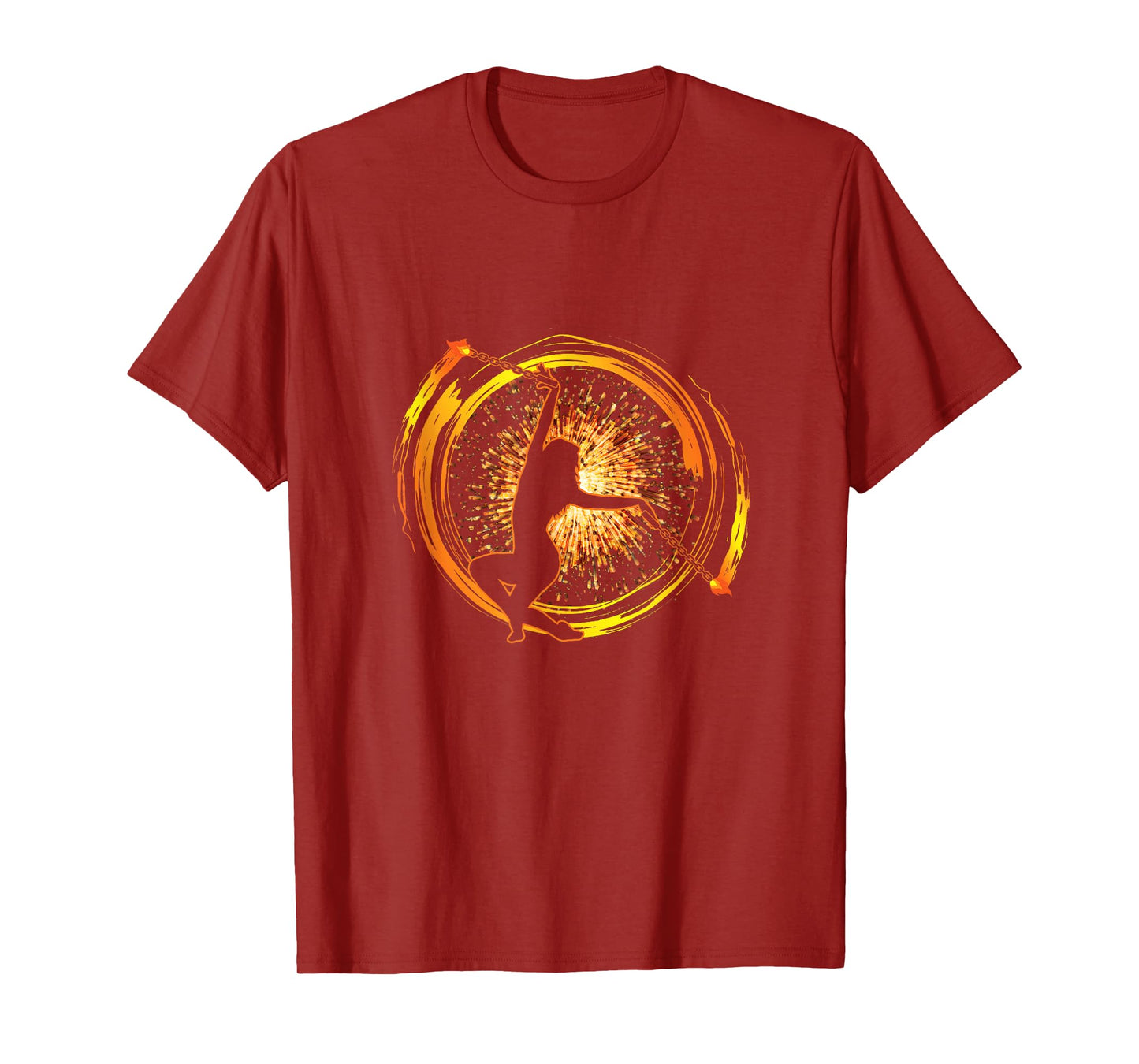 Fire Poi Performer Fire Dance Festival Pyro Lovers Dancers T-Shirt
