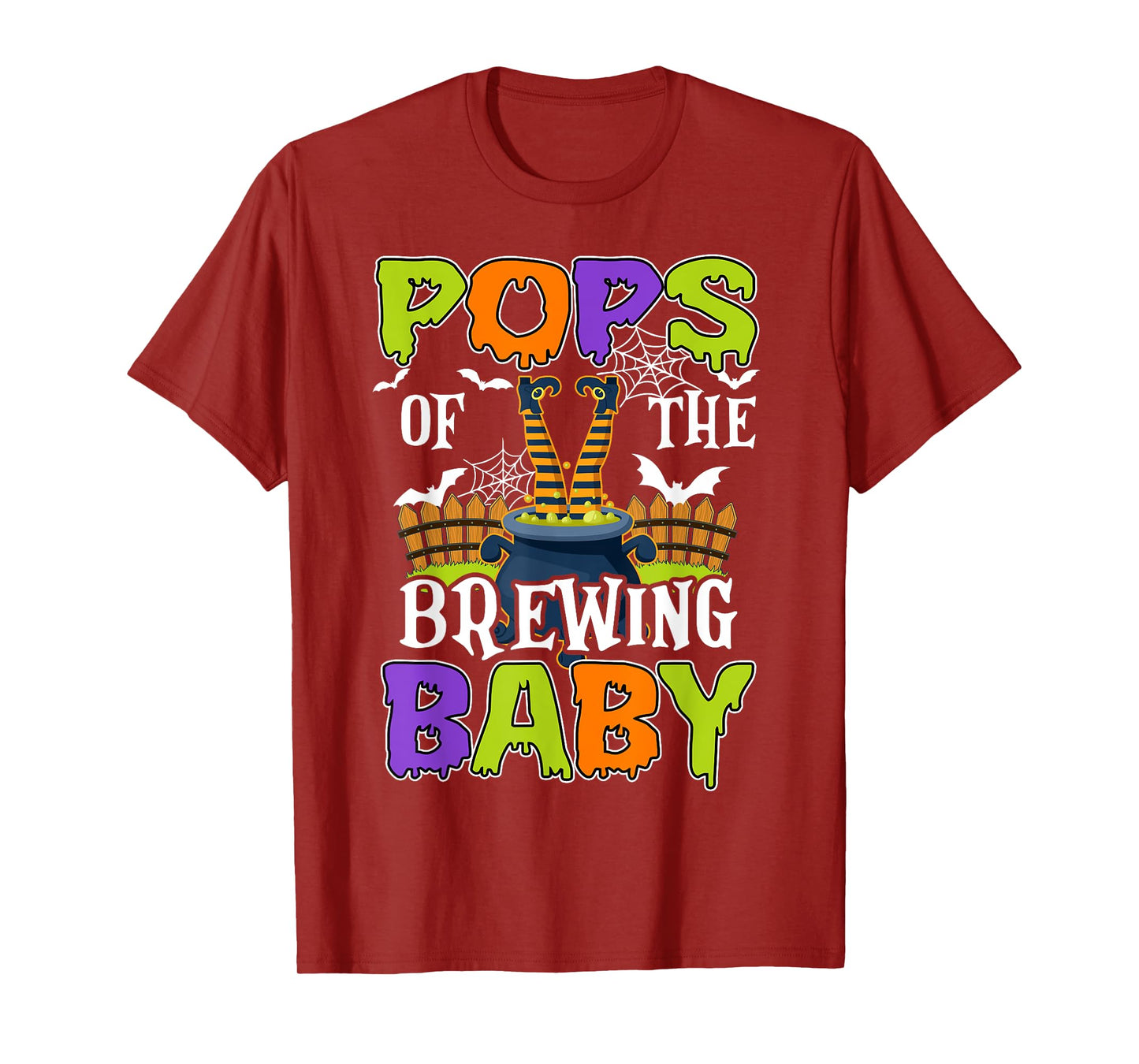 Pops Of The Brewing Baby Halloween Witch Baby Funny T-Shirt