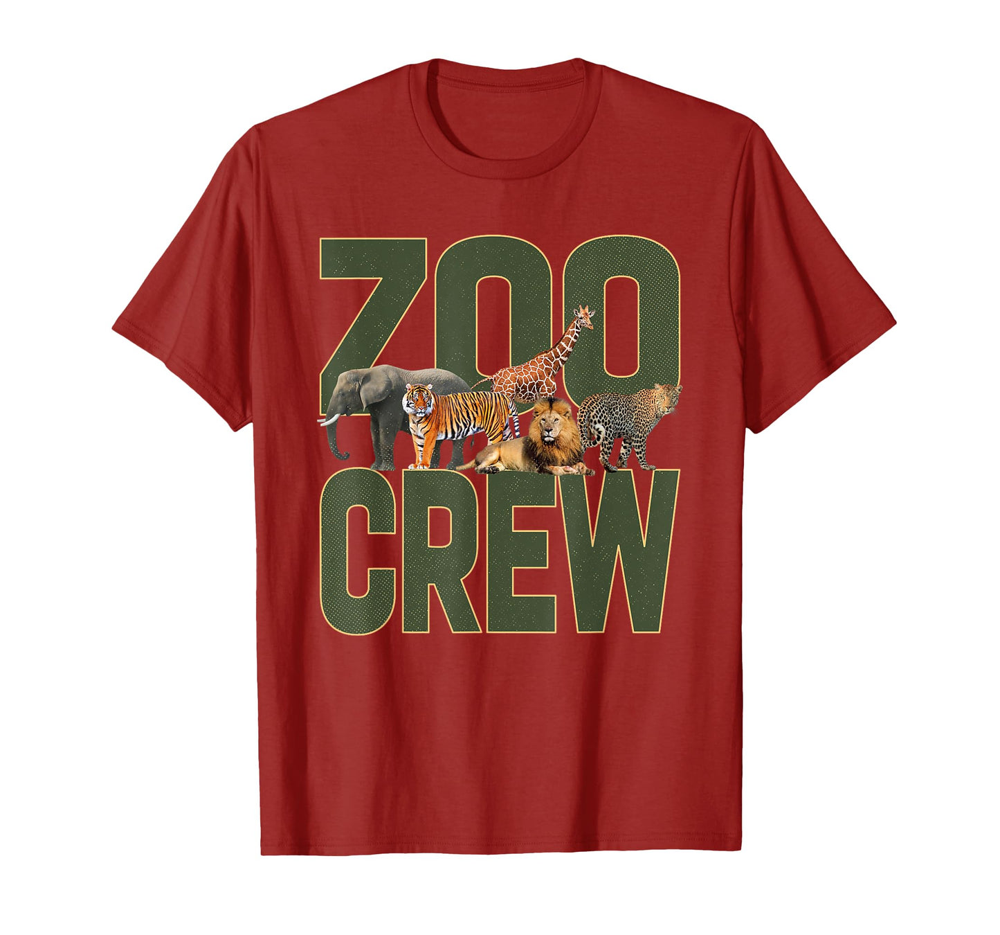 Zoo Crew Safari Animals Wildlife Animal Wild Men Women Kids T-Shirt