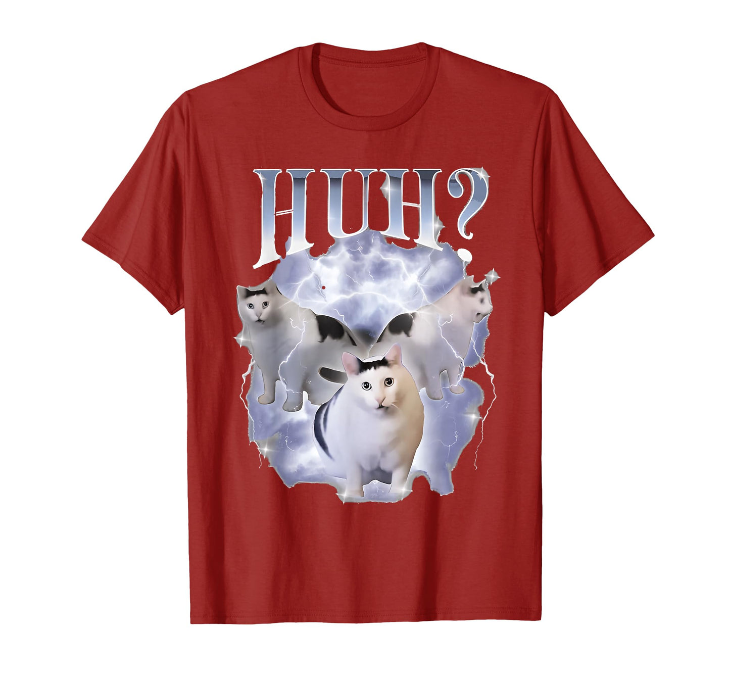 Huh Cat Chonky Meme Cat Lovers T-Shirt