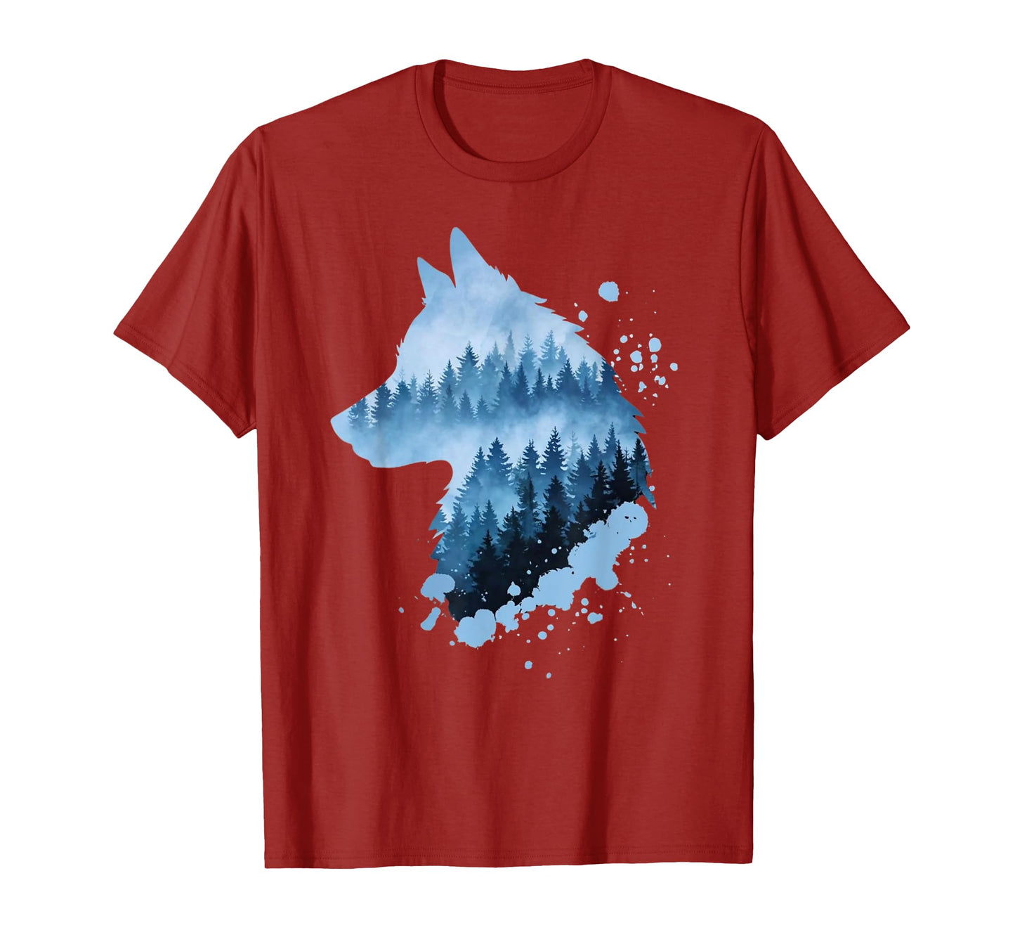 Funny Siberian Husky Art For Men Women Kids Dog Lover T-Shirt
