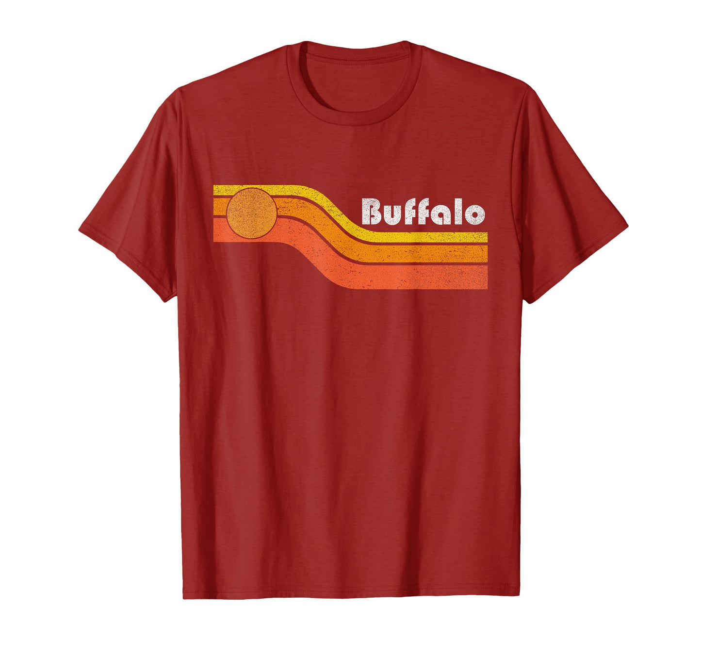 Buffalo - Vintage Men Women 70s 80s Graphic Cool Retro T-Shirt