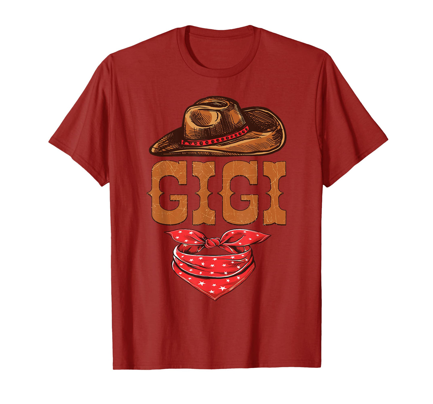 Gigi Grandma Western Birthday Cowboy Cowgirl Family Matching T-Shirt