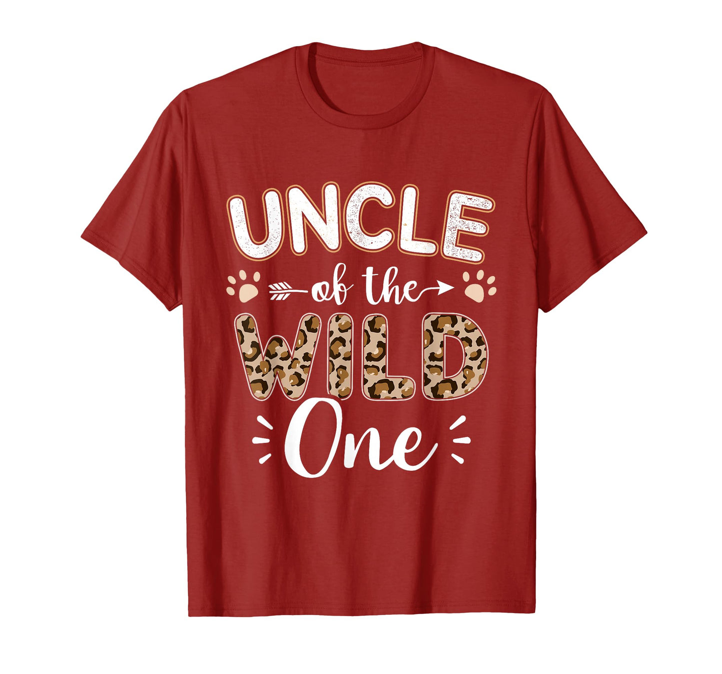 Uncle of the wild one birthday girl matching family party T-Shirt