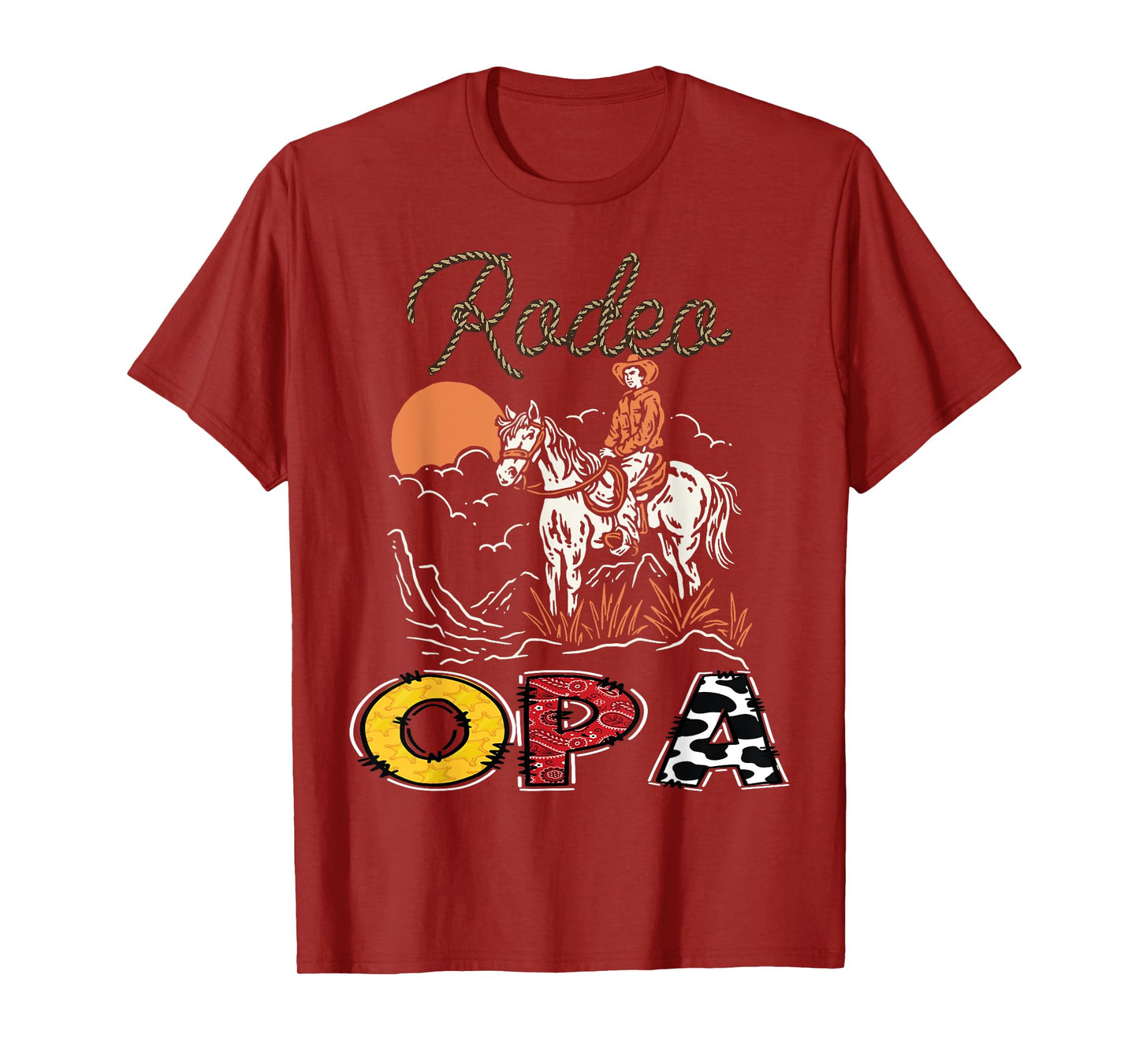 Rodeo Opa Cowboy 1St Birthday Family Matching T-Shirt