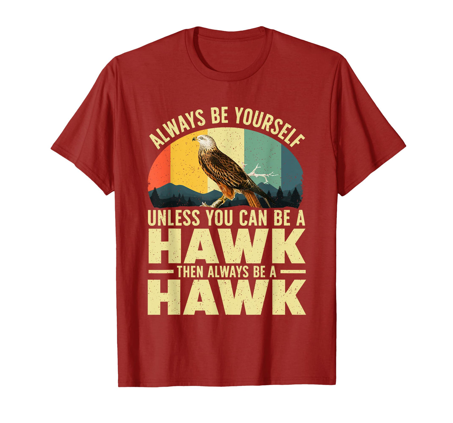Funny Hawk Art For Men Women Kids Falcon Raptor Bird Lover T-Shirt