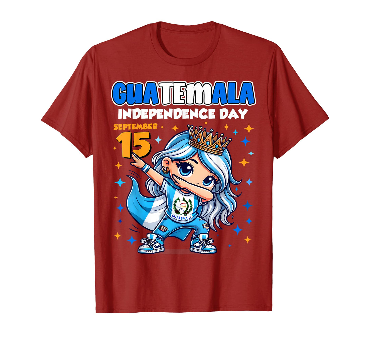 Guatemala Independence Day September 15 Celebration girls T-Shirt