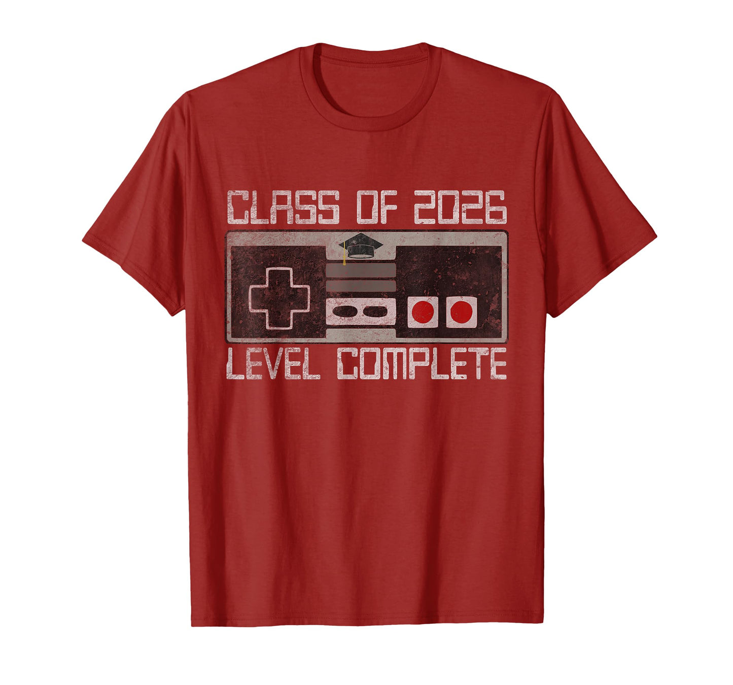 Class of 2026 Level Complete Senior Graduation For Gamer T-Shirt