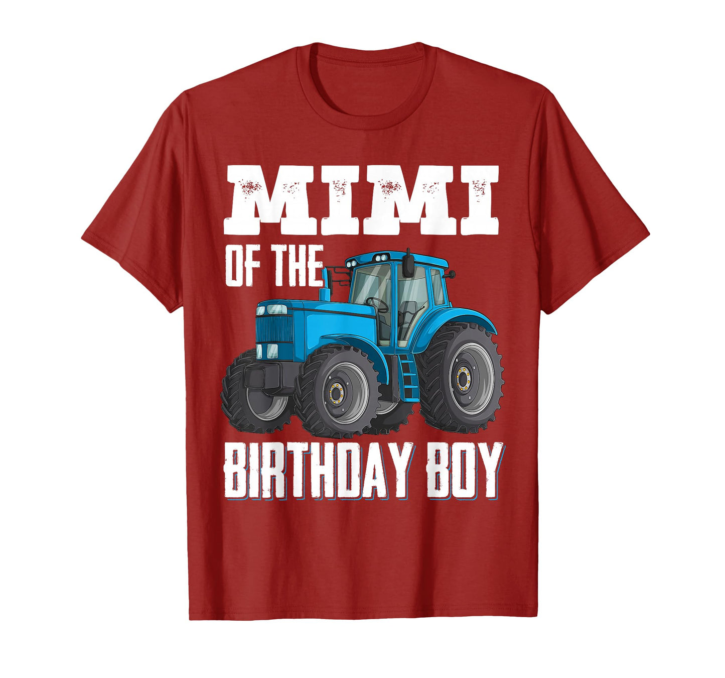 Mimi Of The Birthday Boy Family Tractors Farm Trucks Bday T-Shirt