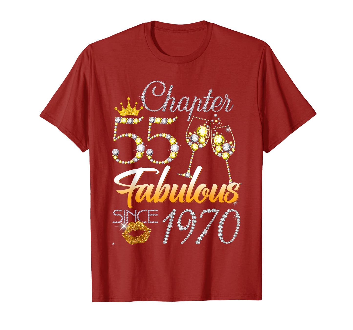 Chapter 55 Fabulous Since 1970 55th Leopard Birthday Queen T-Shirt