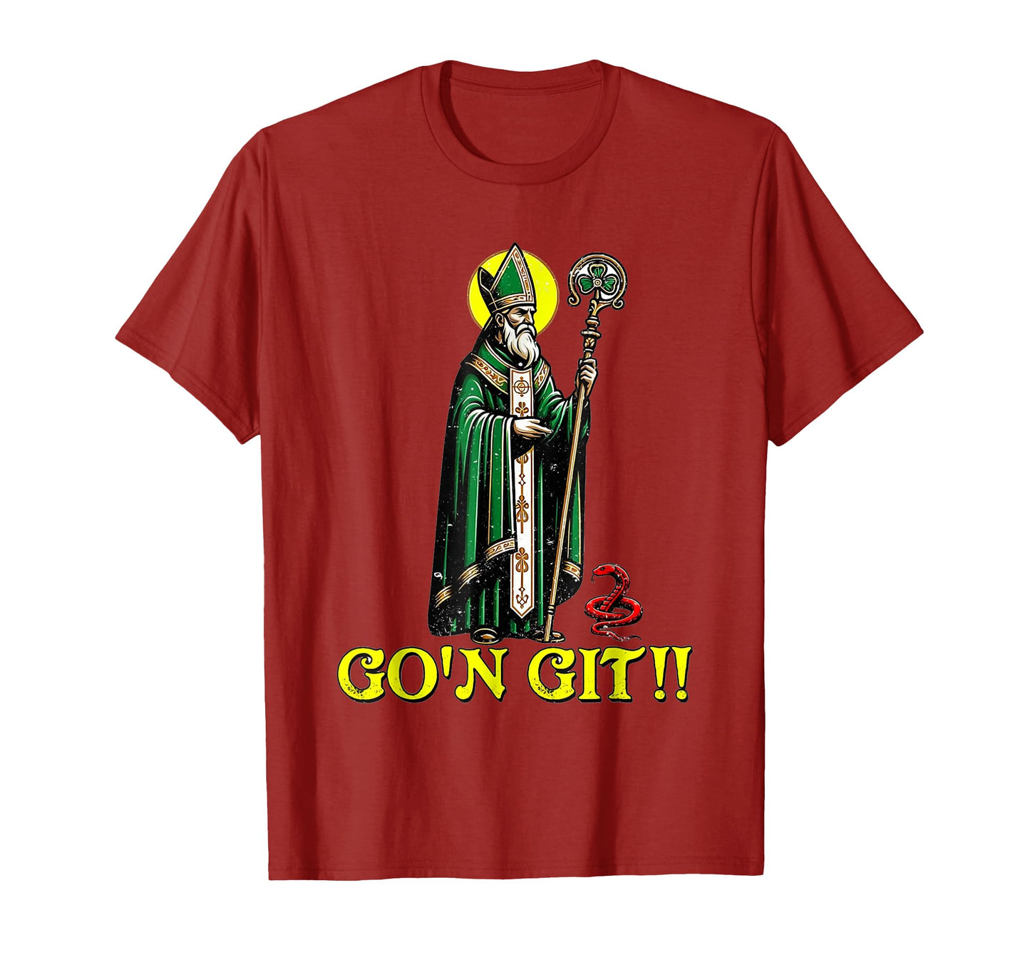 Vintage Go'n git Happy St Patricks Day Funny T-Shirt