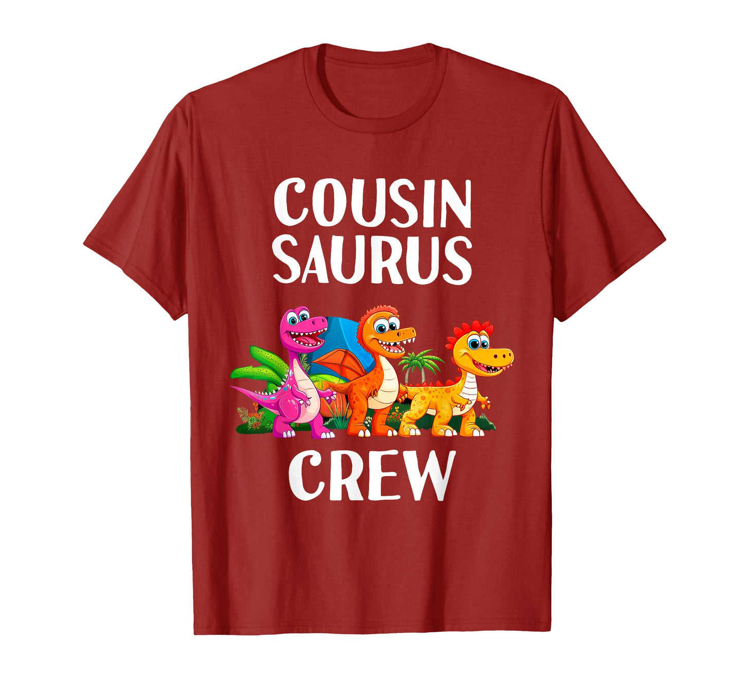 Cousin Crew Saurus Dinosaur Matching Toddlers Kids Dino T-Shirt