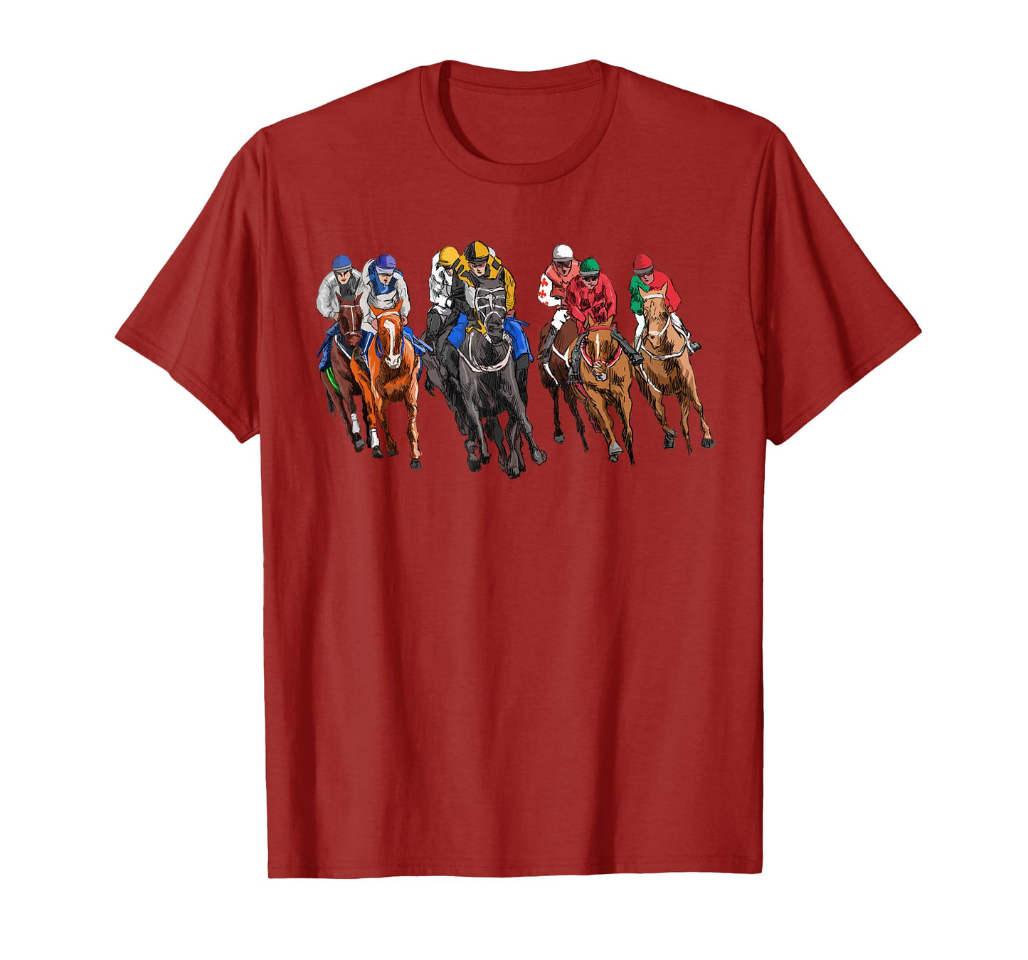 Funny Horse Racing Jockey Racer Derby Rider Race Track Gifts T-Shirt