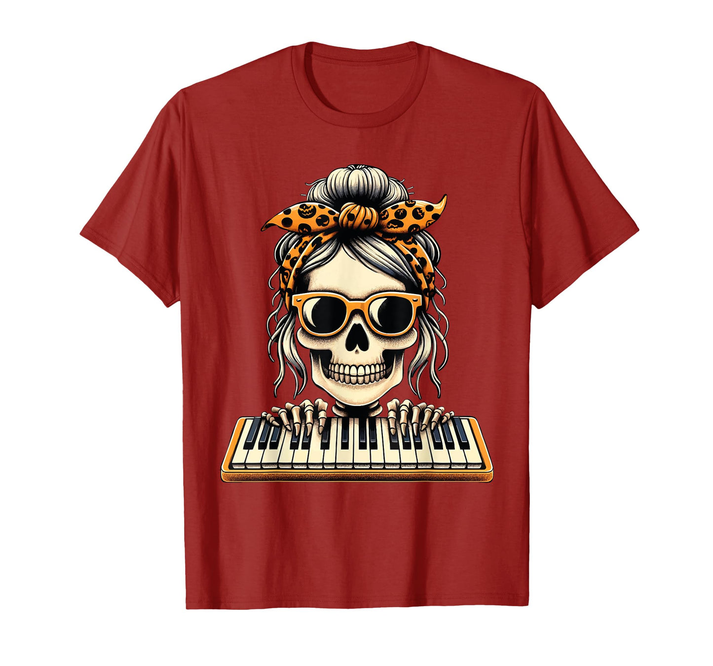 Electronic Organ Keyboard Halloween Costume Musician T-Shirt