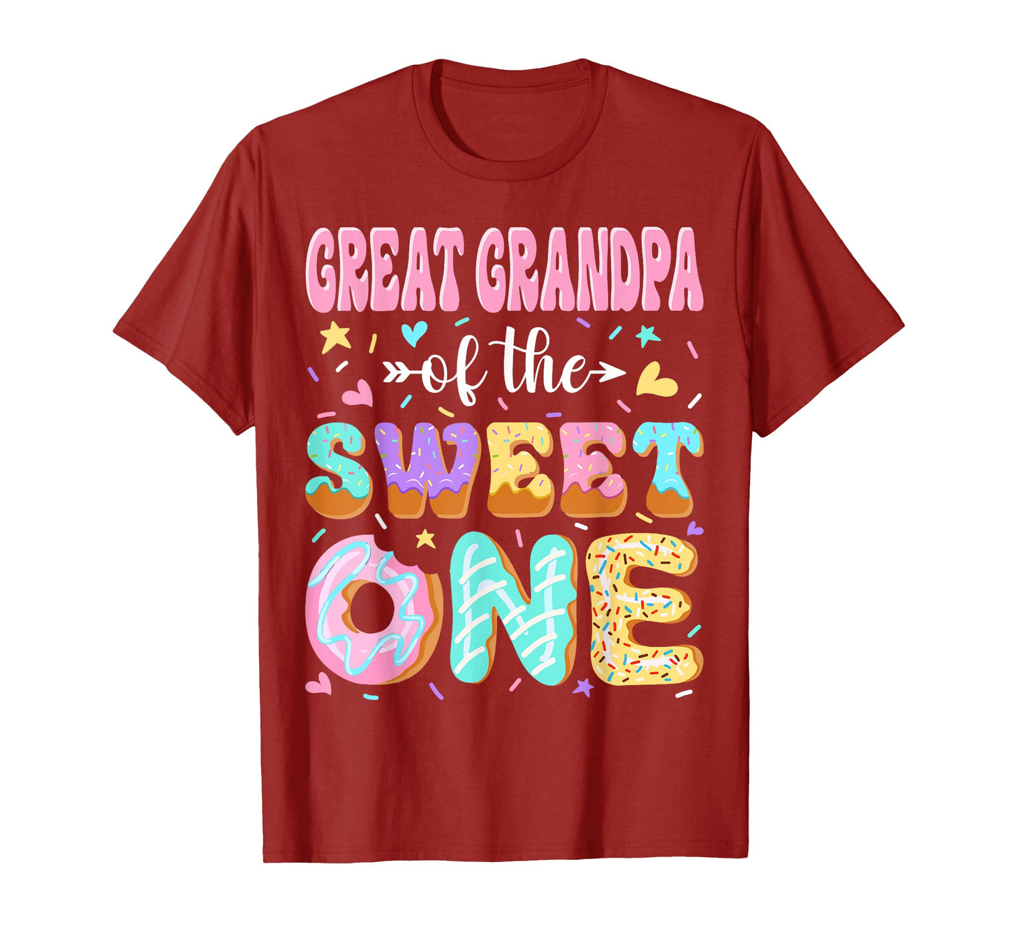 Great Grandpa of The Sweet One First Birthday Family T-Shirt