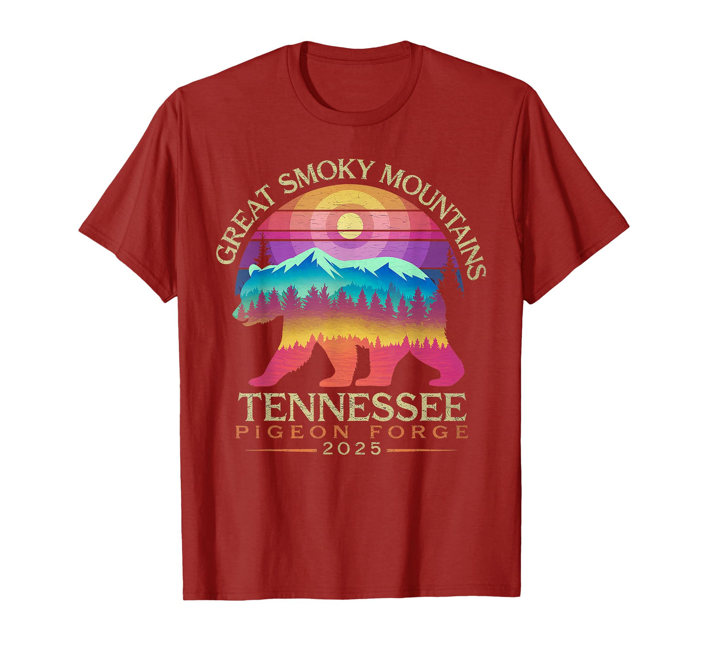 Tennessee Smoky Mountains Family Vacation 2025 Pigeon Forge T-Shirt