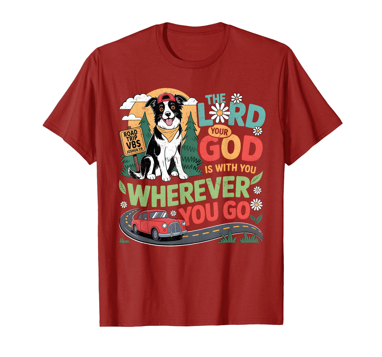 Road Trip VBS 2025 Christian Dog Bible Theme T-Shirt