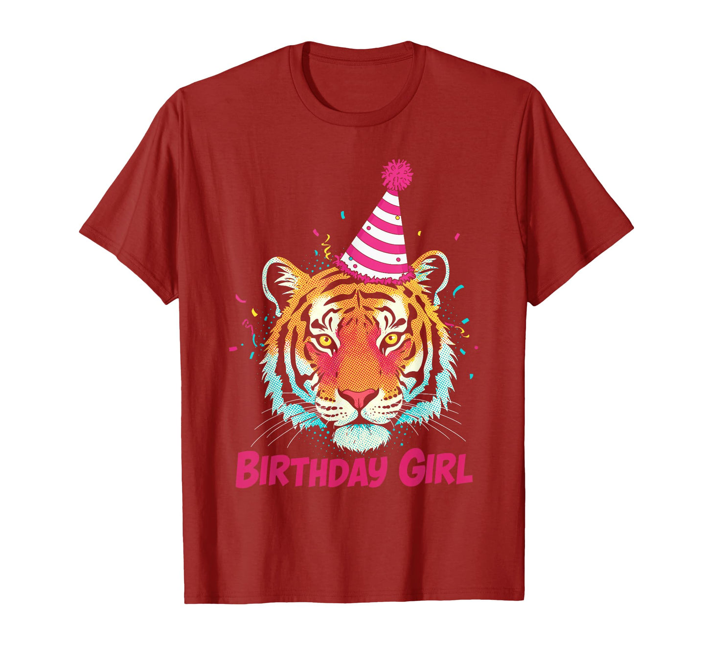 Birthday Girl TIGER Shirts Women TIGER Girls Happy Birthday T-Shirt