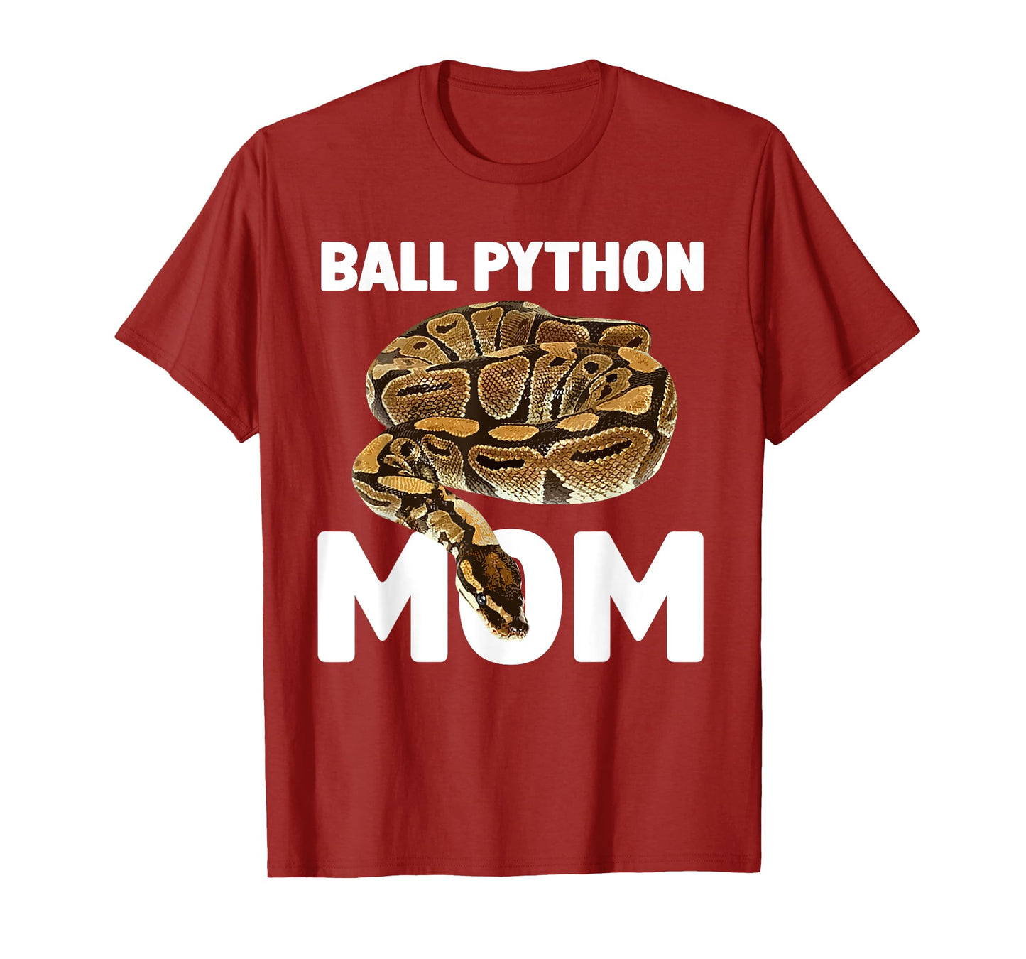 Cool Ball Python Mom Art For Women Girls Snake Ball Python T-Shirt