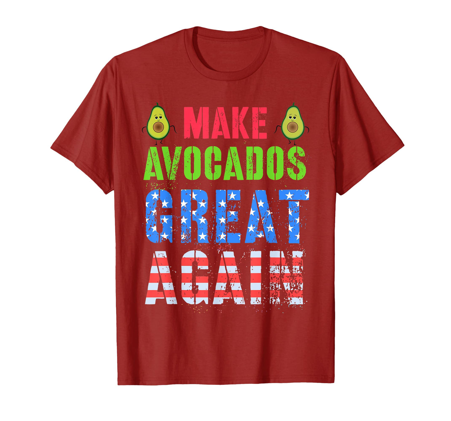 Cinco de Mayo MAKE AVOCADO GREAT AGAIN Squad American Family T-Shirt