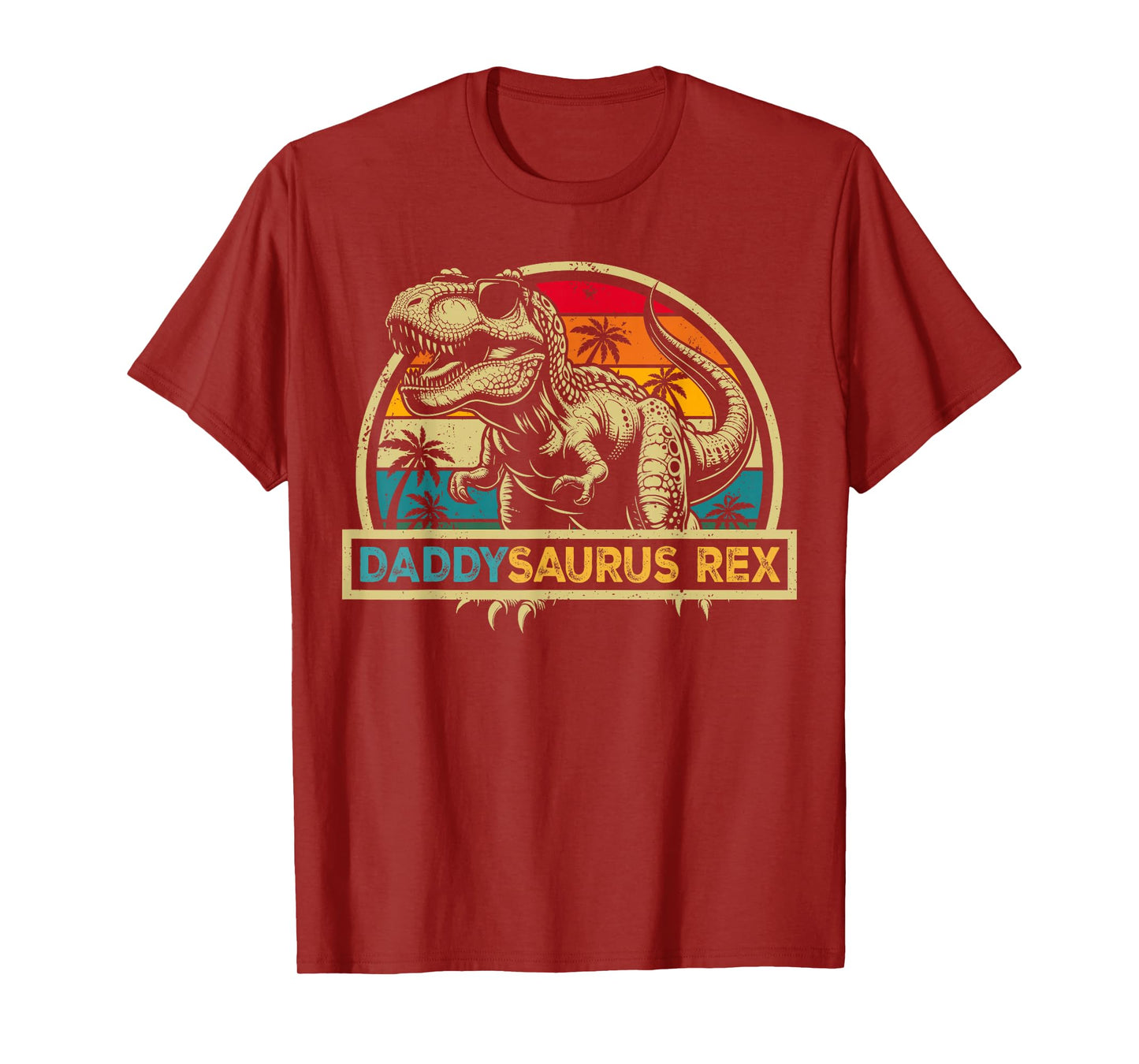 Daddysaurus Rex Dinosaur Daddy Saurus Rex Family Matching T-Shirt