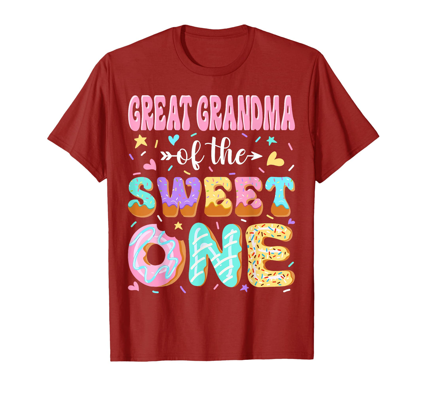 Great Grandma of The Sweet One First Birthday Family T-Shirt