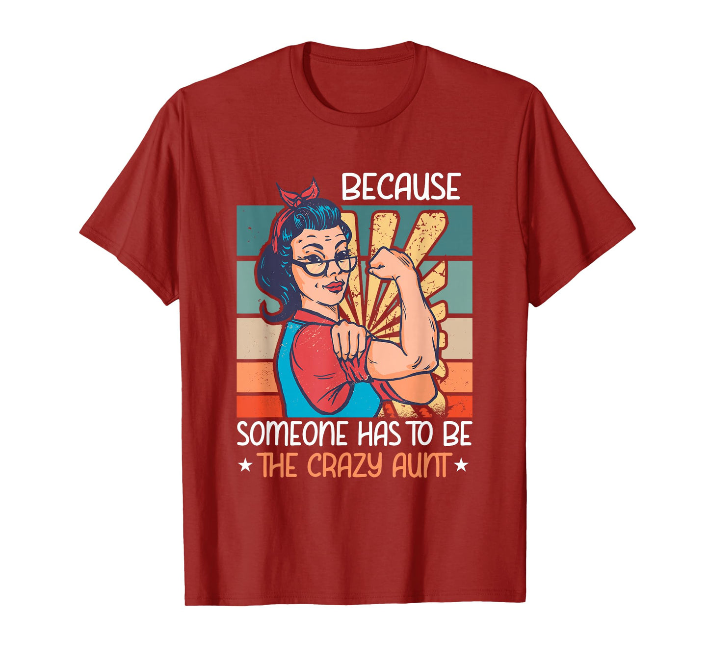 The The Crazy Aunt Auntie Woman Niece Retro Aunt T-Shirt