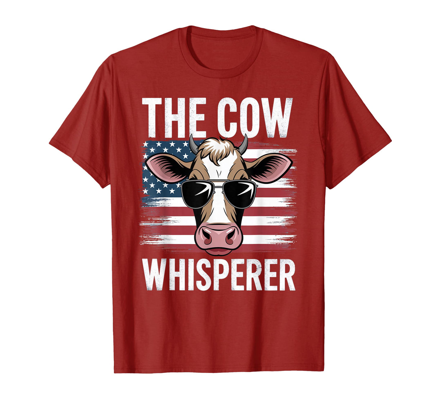 Men Women The Cow Whisperer Farmer Animal Farm Funny T-Shirt