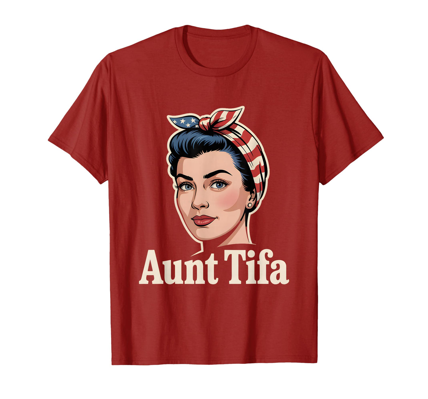 Aunt Tifa Patriotic Rosie Style T-Shirt
