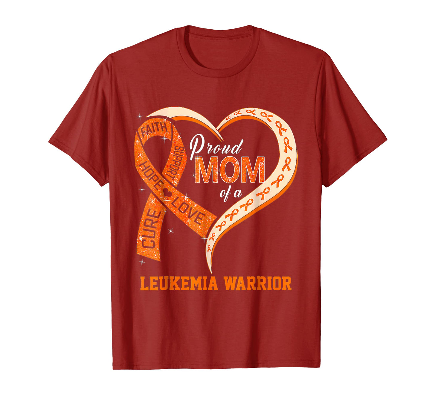 Leukemia Awareness Proud Mom Of A Leukemia Warrior T-Shirt