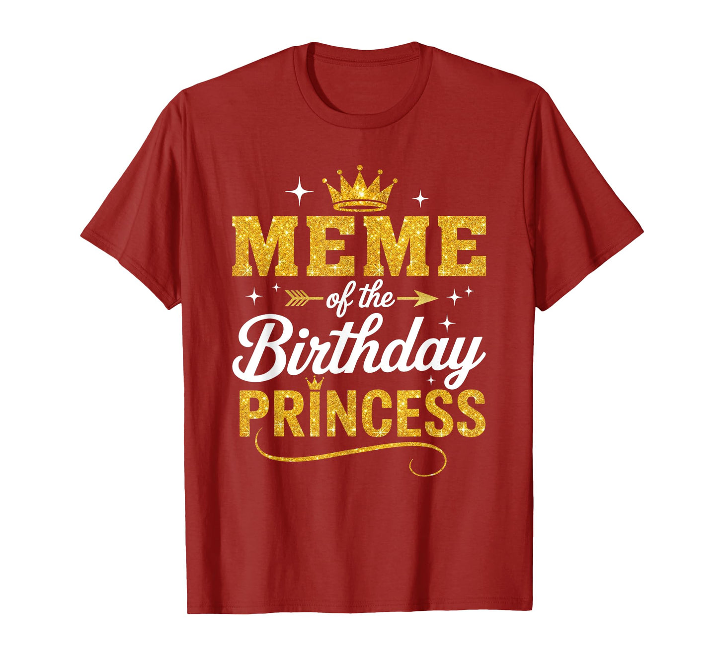 Meme Of The Birthday Princess Birthday Girl Kid Family T-Shirt