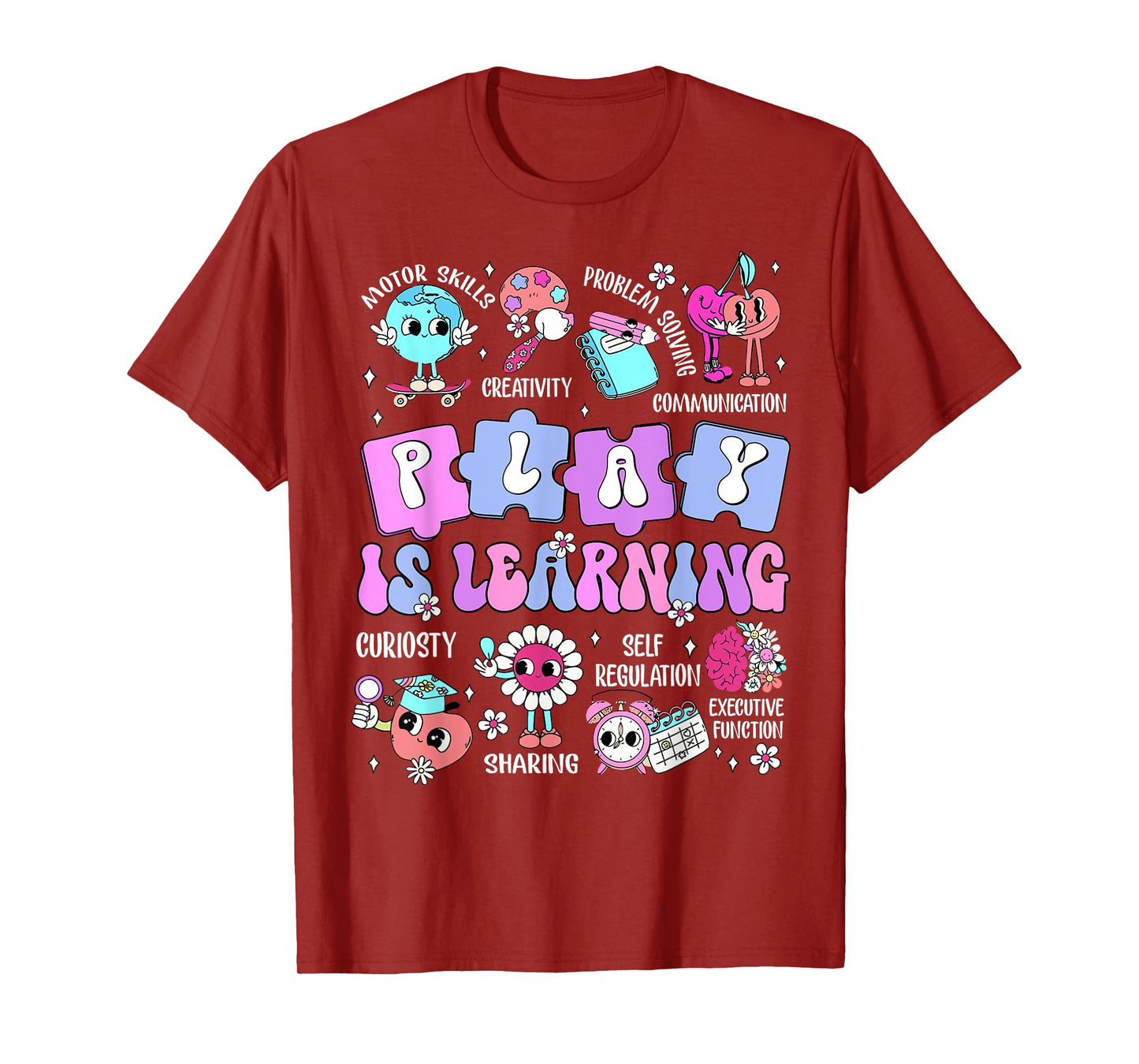 Play Is Learning Teacher First Day Of School Back To School T-Shirt